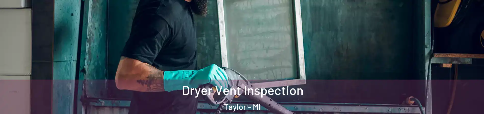  Dryer Vent Inspection Taylor - MI