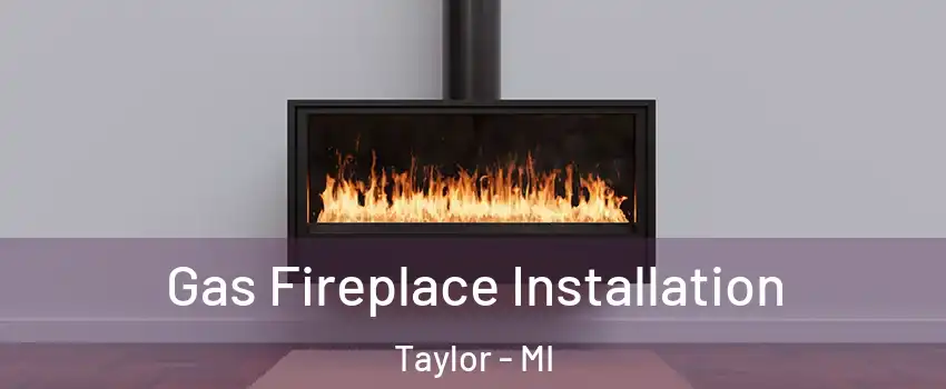 Gas Fireplace Installation Taylor - MI