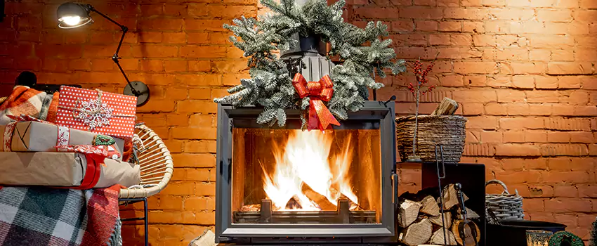 Travis Industries Linear Gas Fireplace Installation in Taylor, Michigan
