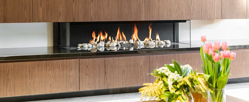 Double-height Fireplace Design Refurbishment in Taylor, Michigan