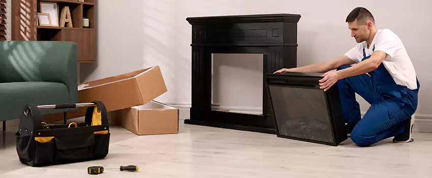 Old Rusted Metal Fireplace Repair And Replacement in Taylor, MI